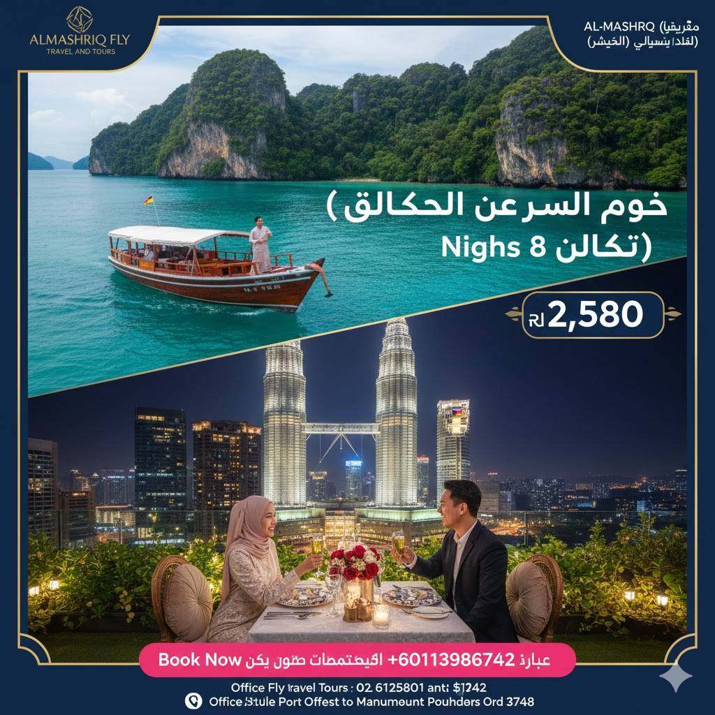 🌹 عرض شهر العسل الملكي – ماليزيا 2026