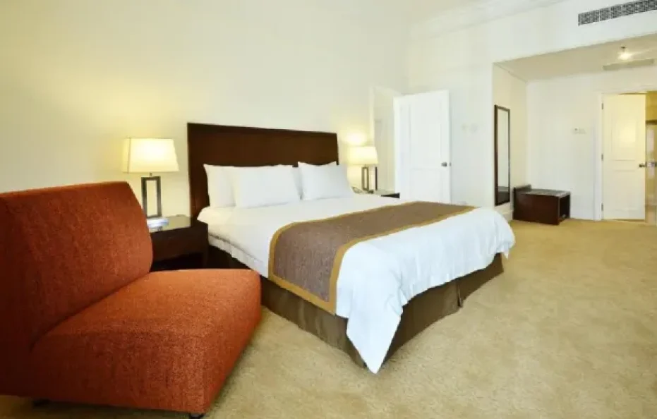 Two Bedroom 1 king bed(1.81m wide) and 2 single beds(1m wide)