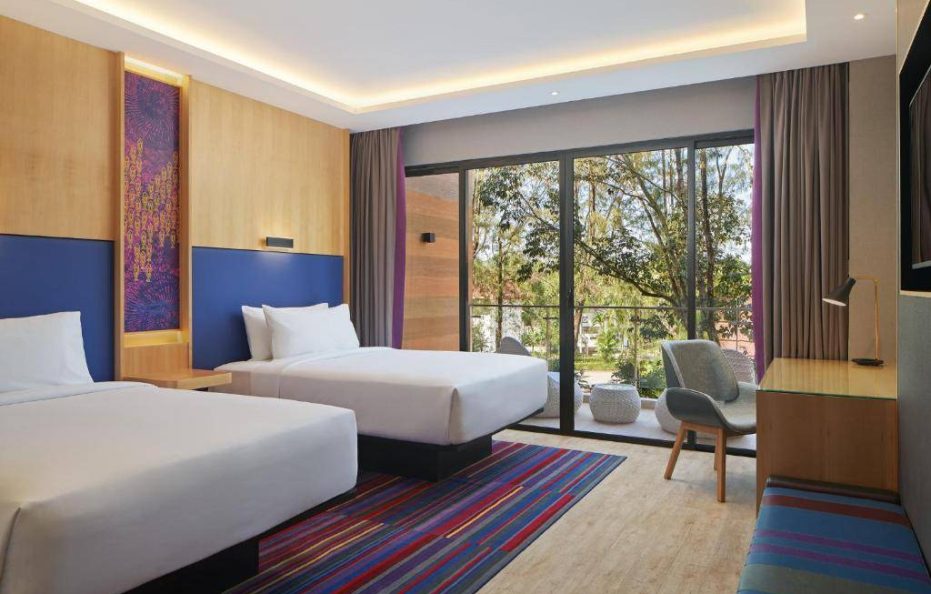 Garden View, Balcony, Guest room, 1 King