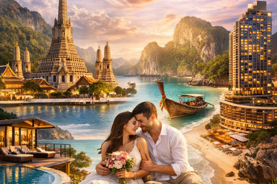 💍 عروض شهر العسل في تايلاند 7 ليالي 8 أيام