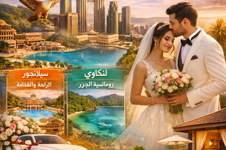 🌸 عروض شهر العسل من قلب ماليزيا – المشرق للسياحة والسفر