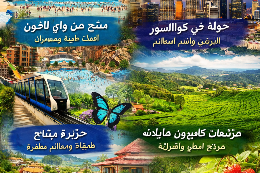 🇲🇾 برنامج عائلي إلى ماليزيا – 9 أيام / 8 ليالي
