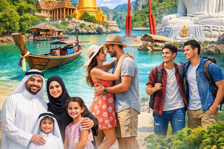 🇹🇭 عروض تايلاند 2026 | أفضل بكجات السفر إلى تايلند ✈️  تبحث عن عروض تايلاند جاه– كرابي – بتاي